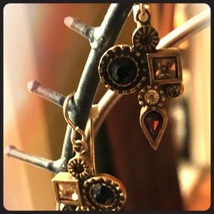 Patricia Locke gold & Swarovski crystal earrings